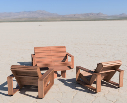 Zittem_set_mood ZITTEM lage tuinstoelen set - sfeerfoto buiten