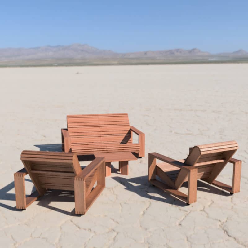 Zittem_set_mood ZITTEM lage tuinstoelen set - sfeerfoto buiten