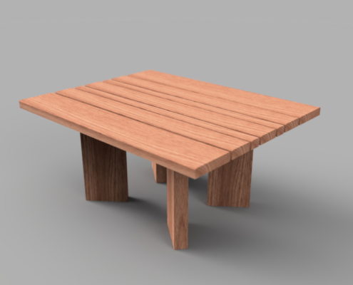 Zittem_table_soft_studio ZITTEM tuinstoel met bijzettafel - studio foto